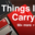 Things I Carry
