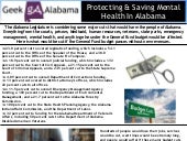 Protecting And Saving Mental Health...