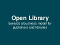 Open Library: Books in Browsers Ignite
