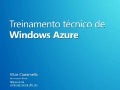 Windows Azure 0/8 - Treinamento de Windows Azure