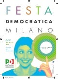 Programma Festa PD Milano 2009