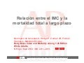 Relación entre el IMC y la mortalidad total