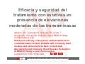 Tratamiento con estatinas en pacientes con transaminasas elevadas