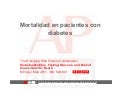 Mortalidad en los pacientes con diabetes