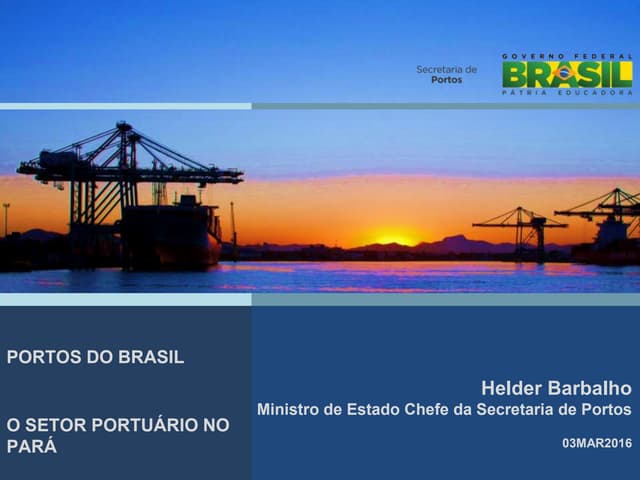 O Setor Portuário no Pará