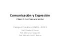 01   comy exp - la comunicacion