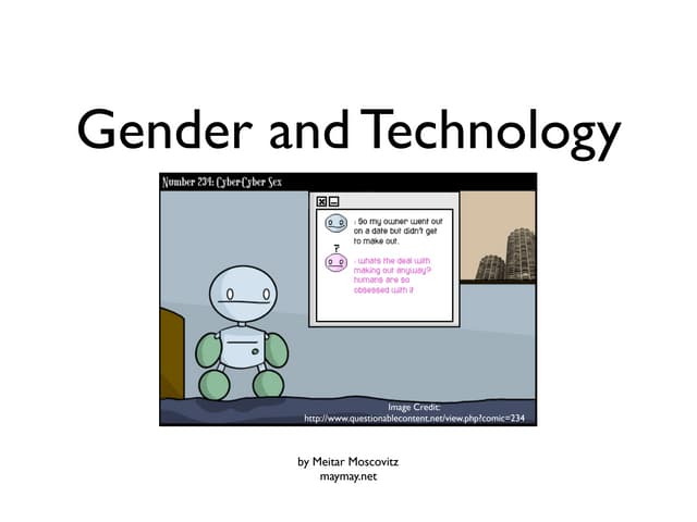 Sept 09 - Meitar “maymay” Moscovitz - Gender and Technology