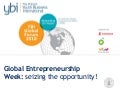 YBI Global Forum, Thursday: Global Entrepreneurship Week