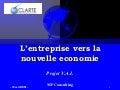 L'entreprise vers la nouvelle economie