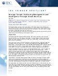 IDC - Storage Trends : Delivering Management and Intelligence Through Cloud Services