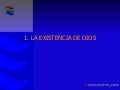01 La existencia Dios
