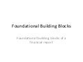 Foundational building blocks