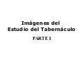 Imágenes del Estudio del Tabernáculo (Parte 1)
