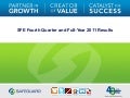 Safeguard Scientifics Q4 and FY'11 Results Presentation