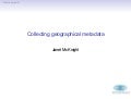 Collecting Geographical Metadata