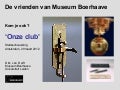 KJO11: Onze Club - Dirk van Delft, Museum Boerhaave