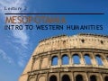 Introduction to Western Humanities - 2 - Mesopotamia