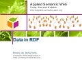 Data in RDF
