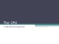 02 the cpu