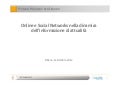 Acquisizione e condivisione dell&rsquo;informazione di attualità (2012)
