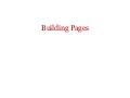Search for Developers: Building Pages