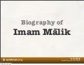 Biography Imam Malik