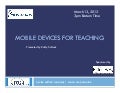 Mobile Devices in the Classroom