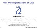 Real World Applications of OWL