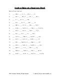 Balancing equations worksheet