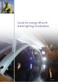 Guide for Energy Efficient street lighting