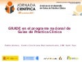 Elaboración de recomendaciones en GPC. Sistema GRADE 2