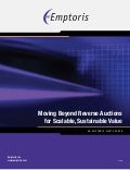 Moving Beyond Reverse Auctions for Scalable, Sustainable Value