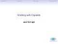 Working with Oxpoints