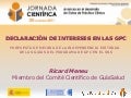 Declaración de intereses en las guías de práctica clínica