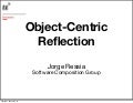 Object Centric Reflection