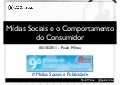 Palestra - Mídias sociais e o Comportamento do Consumidor
