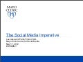 The Social Media Imperative
