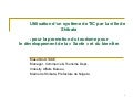 Le mobile aide au développement de la santé et du bien-être 2011