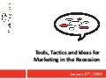 Marketing in a Recession - Survival Tactics & Ideas