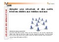 Adopter une structure et des outils internes dédiés aux médias sociaux