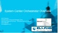 System Center Orchestrator 2012 Overview