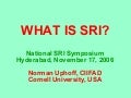0609 What is System of Rice Intensification?