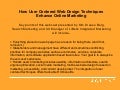 Aquent/AMA Webcast: How User Centered Web Design Techniques Enhance Online Marketing 