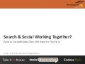 Search (SEO) & Social Media Working Together:  DMA Days Presentation