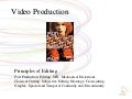 Principles of Editing