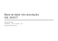 LabMM4 (T06 - 12/13) - Auto-associações e Introdução ao SQL