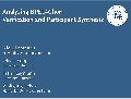 Analyzing BPEL4Chor: Verification and Participant Synthesis