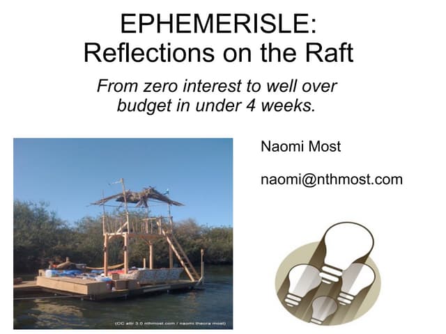 Oct 09 - Naomi Most - Reflections on The Raft