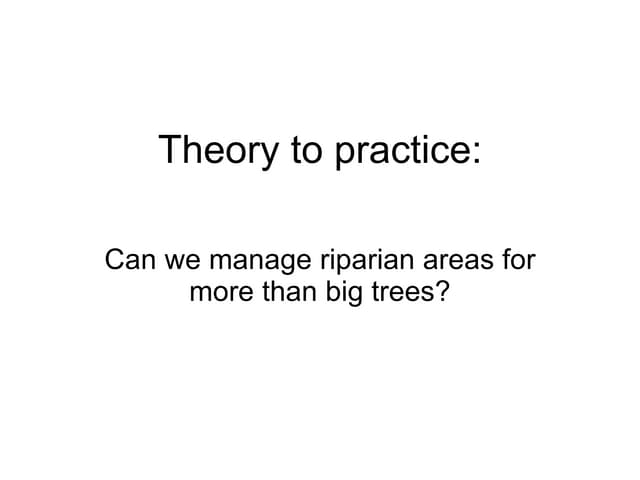Theory To Practice  Can We Manage R...