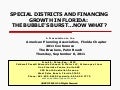 9/8 THUR 16:00 | Special Districts and Financing Growth in Florida 1